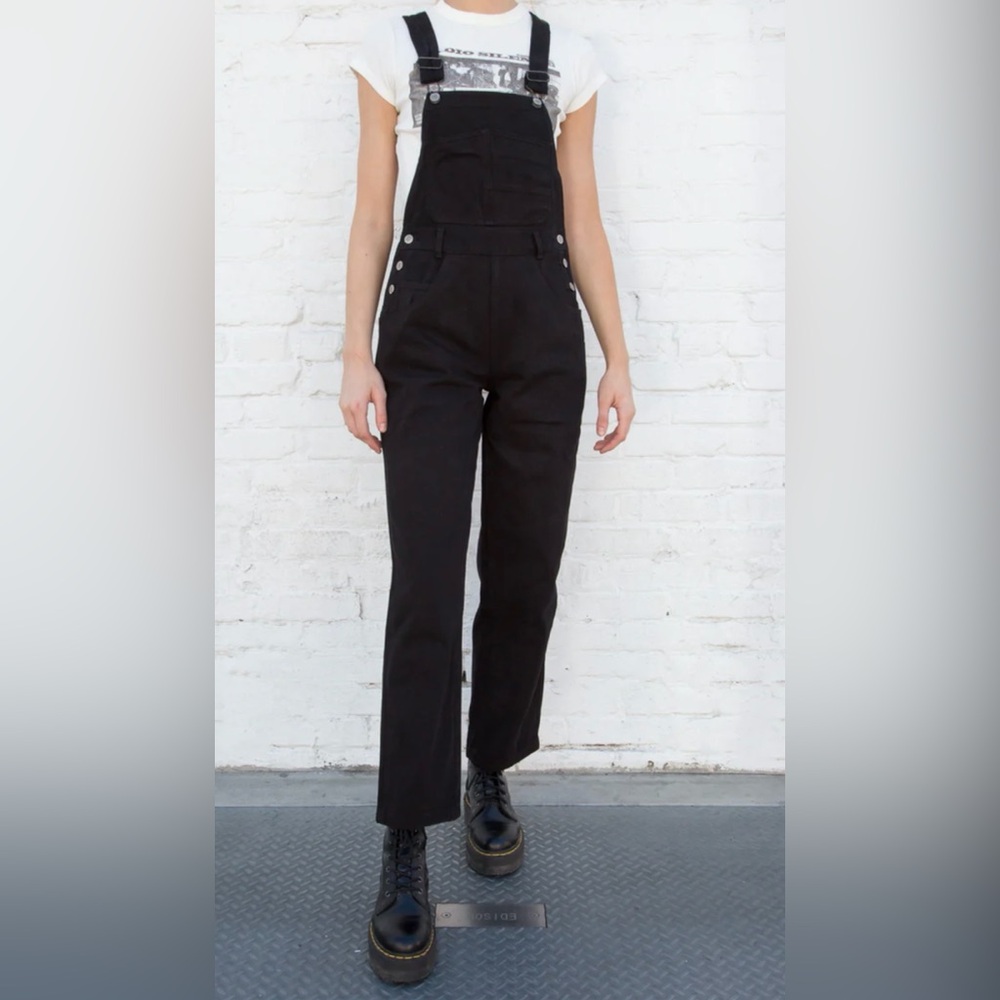 Brandy Melville Black Overalls